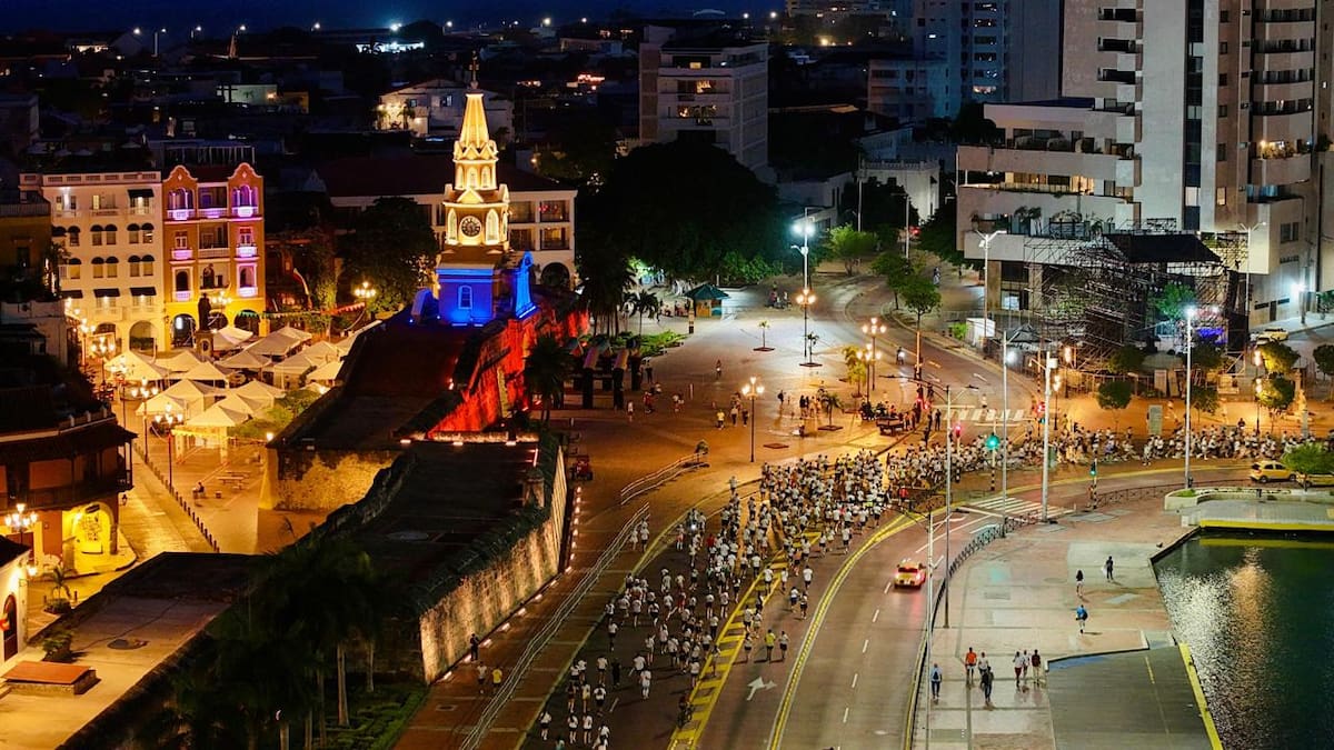 Esta jornada deportiva reúne a más de 10.600 participantes que visitan y consumen en Cartagena // Cortesía: Alcaldía.