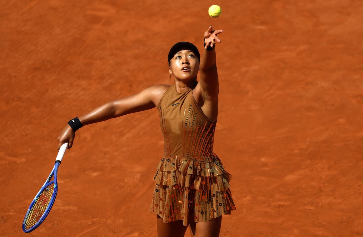 La tenista japonesa Naomi Osaka, durante su partido de segunda ronda de Roland Garros. //Foto, EFE: YOAN VALAT