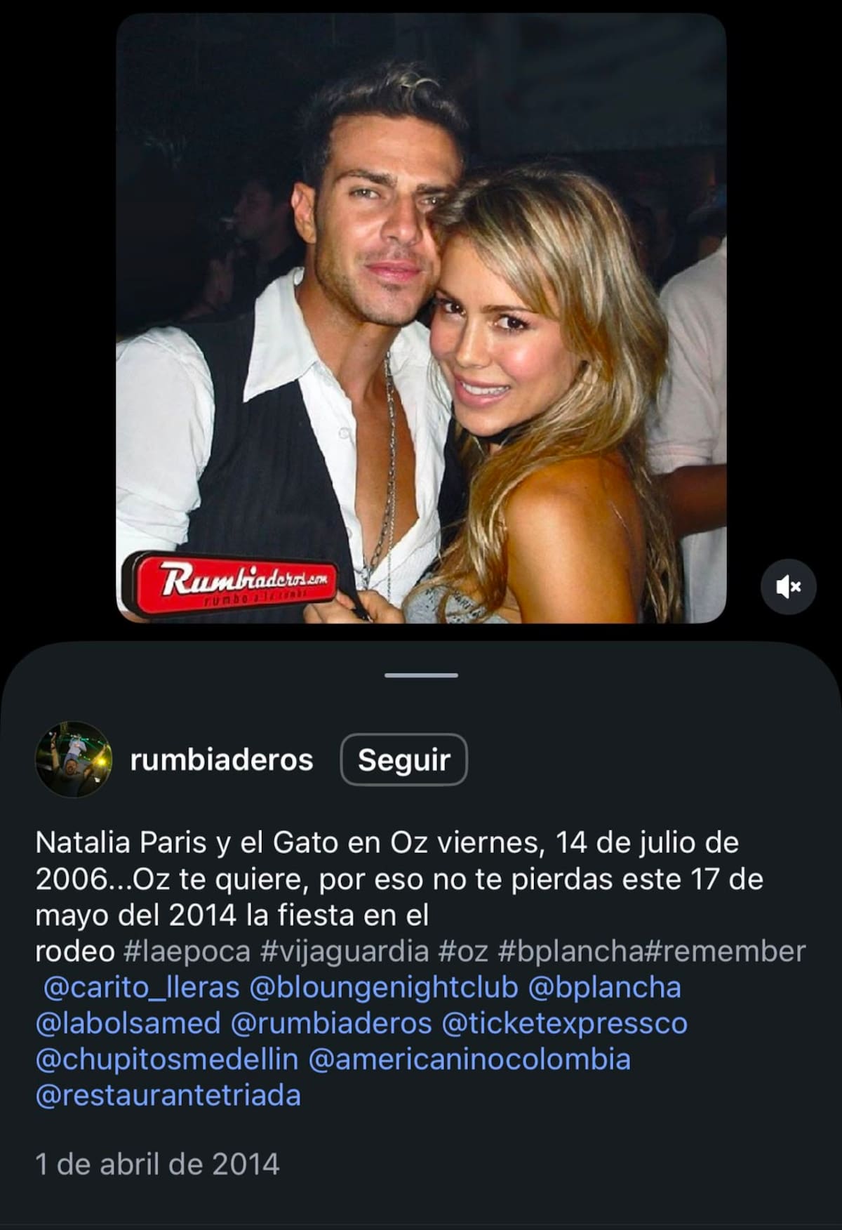 Natalia París y ‘El Gato’ Baptista compartieron una relación en el pasado y hoy vuelven a ser noticia tras su reciente reencuentro.