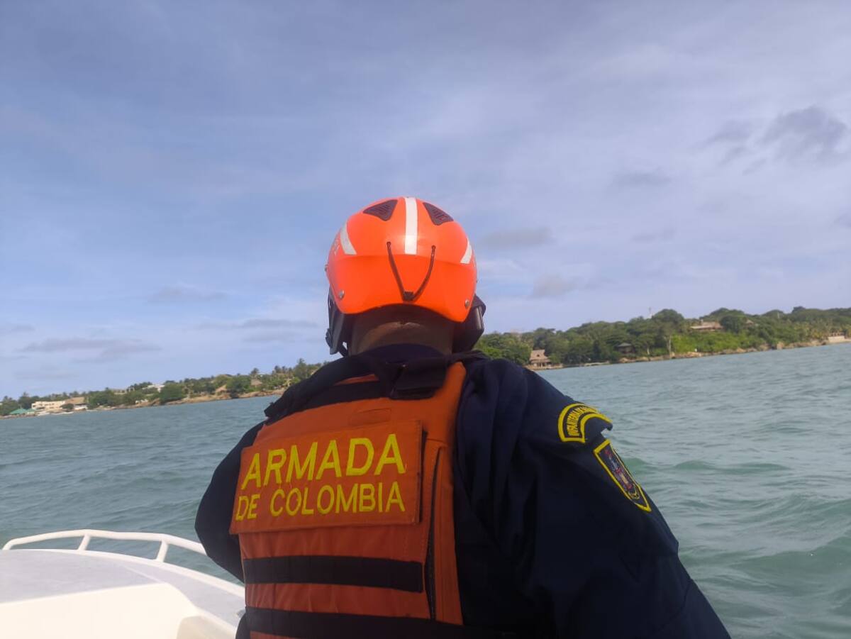 La Armada de Colombia reitera su compromiso de salvaguardar la vida humana en el mar.//CORTESÍA ARMADA NACIONAL.
