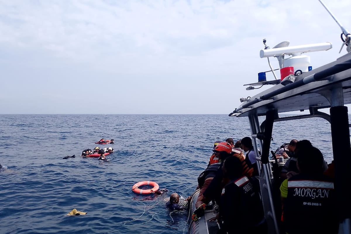 Emergencia en Islas del Rosario: auxilian a 40 personas por naufragio