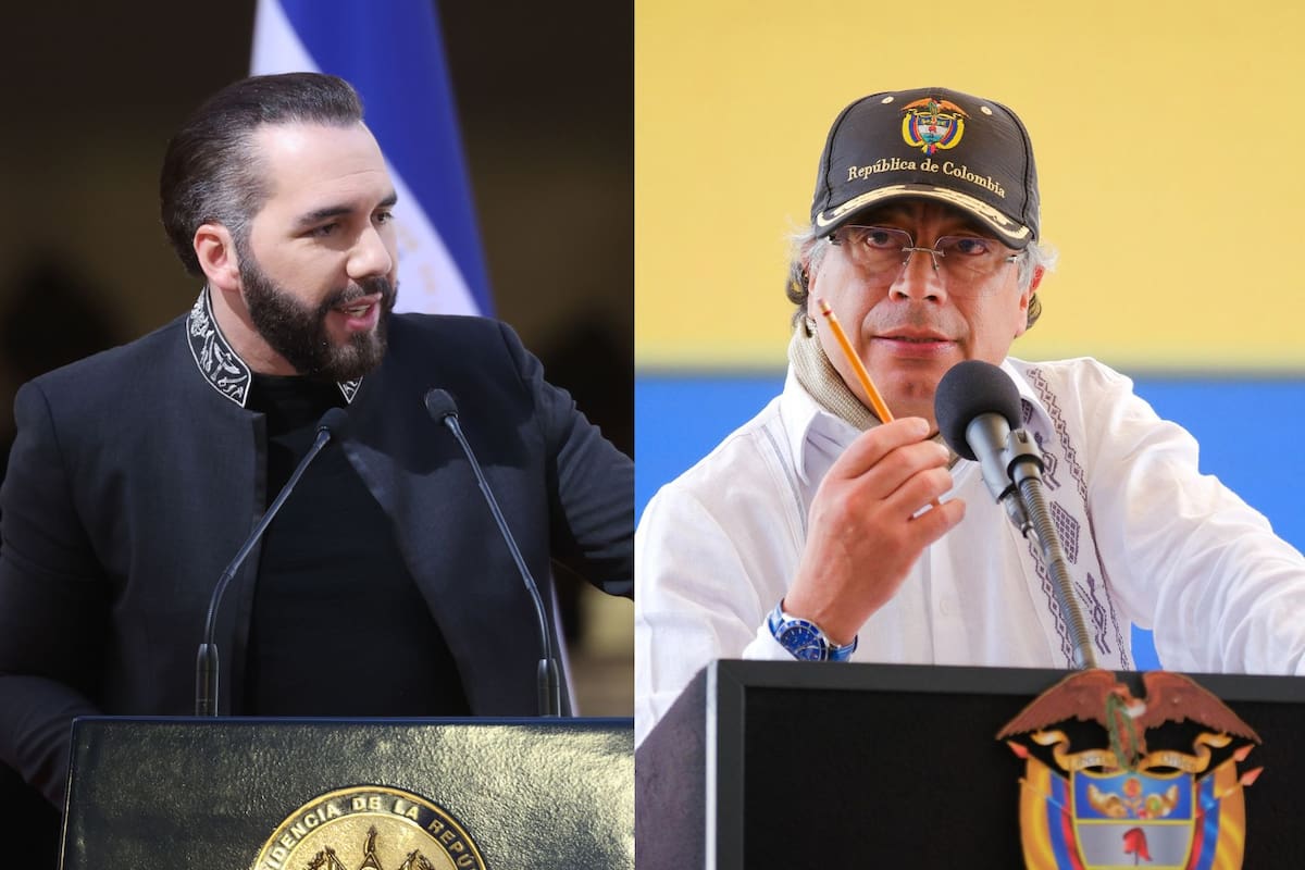 Nayib Bukele le responde a Gustavo Petro tras críticas a sus cárceles