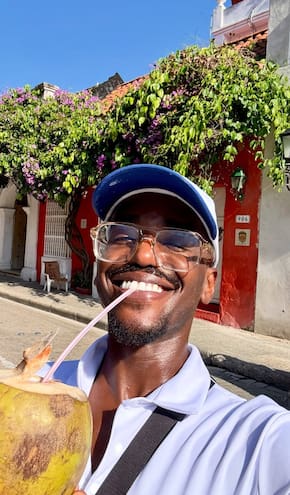 Ncuti Gatwa, actor de ‘Sex Education’, estuvo de visita en Cartagena de Indias