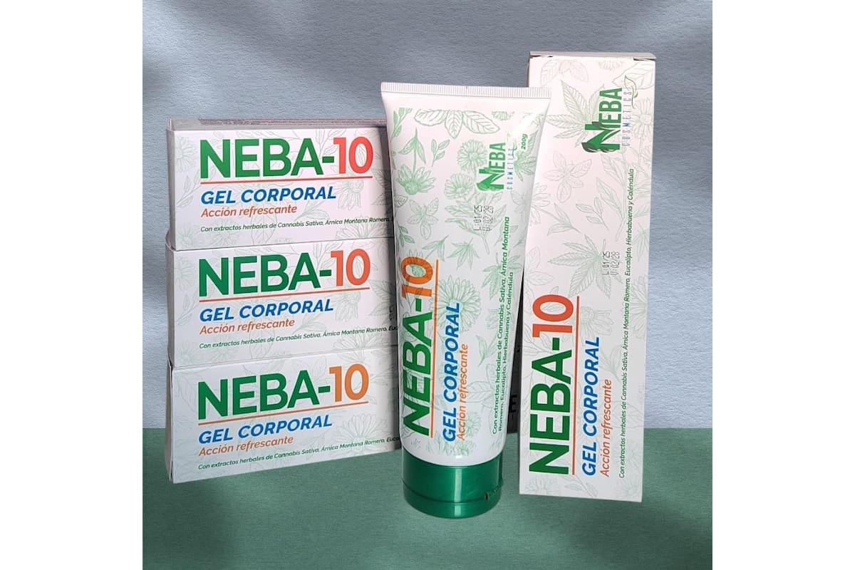 NEBA-10: el gel natural que alivia golpes, tensión muscular y piernas cansadas
