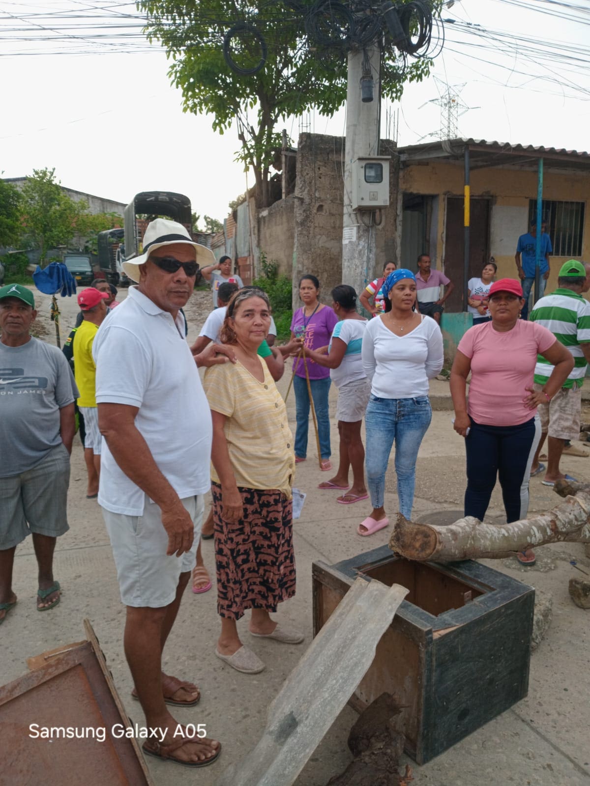 Fallas en el agua desatan protesta en Nelson Mandela. // Foto: cortesía
