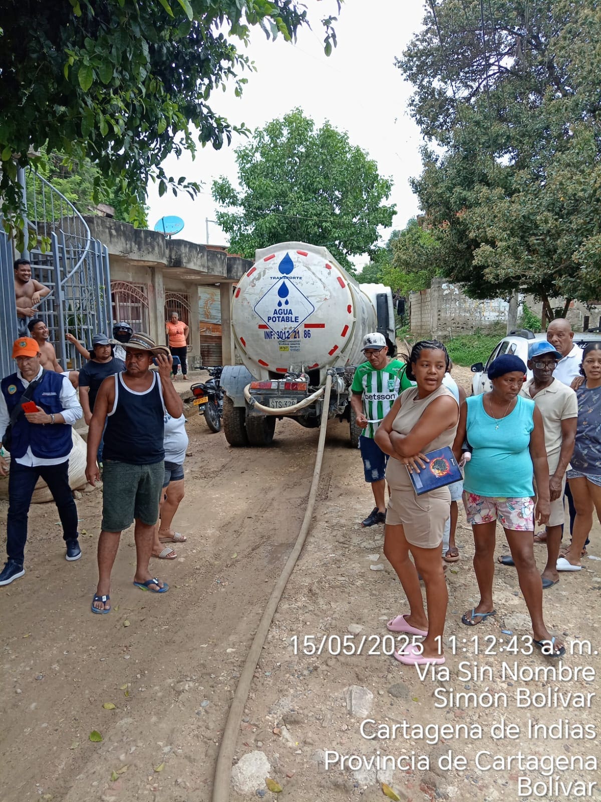 Fallas en el agua desatan protesta en Nelson Mandela. // Foto: cortesía