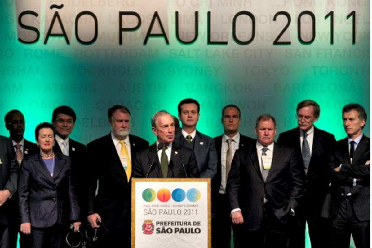40 ciudades se comprometen con el medio ambiente. AFP