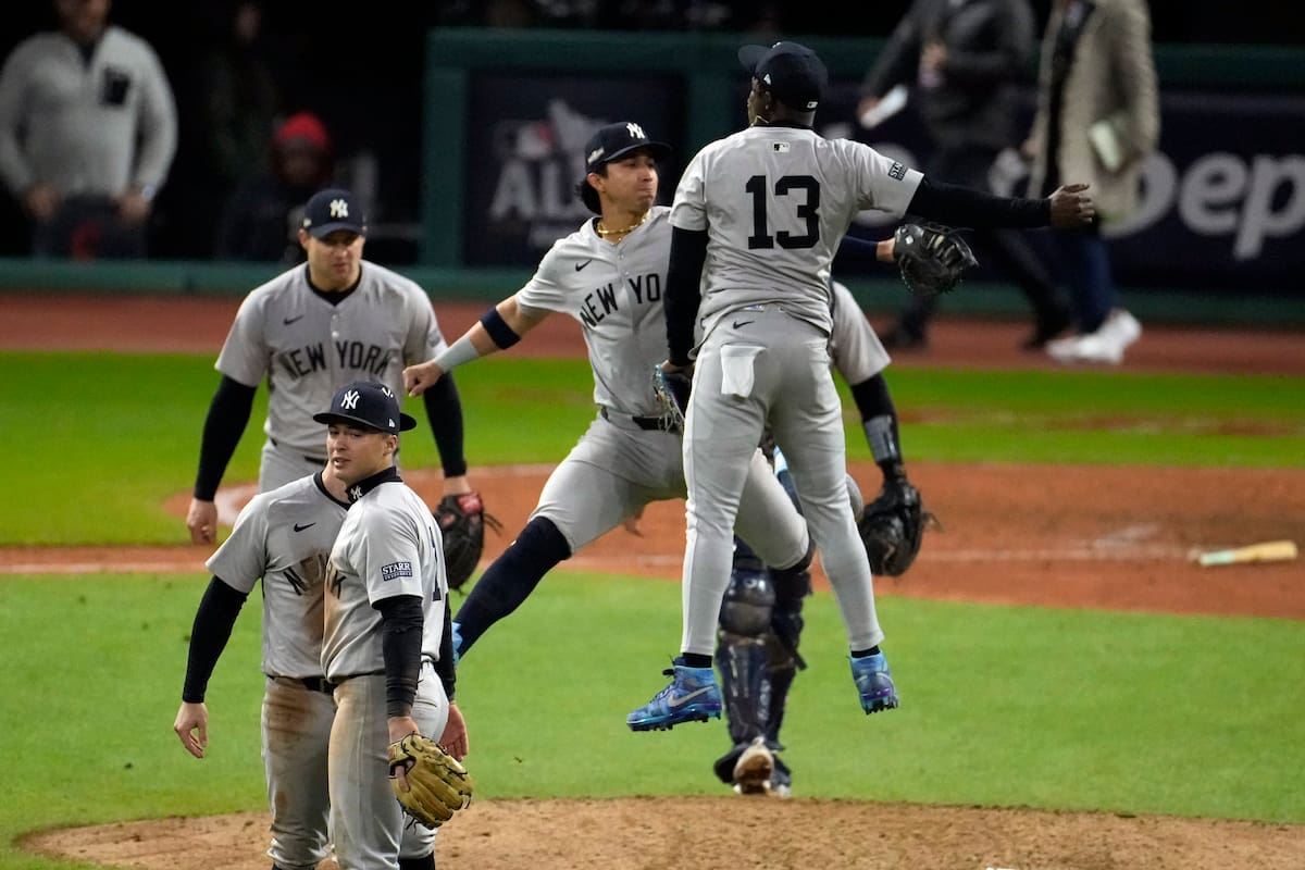 Los Yankees son campeones de la ALCS y avanza a la Serie Mundial