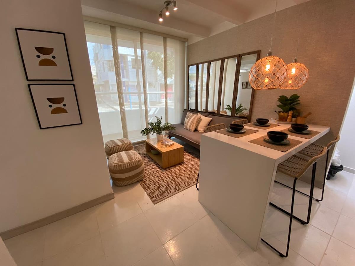 Apartamento modelo. (Imágen de referencia correspondiente al apartamento modelo. No incluye acabados, elementos decorativos u otros. Los elementos entregados serán convenidos en los contratos suscritos por las partes).