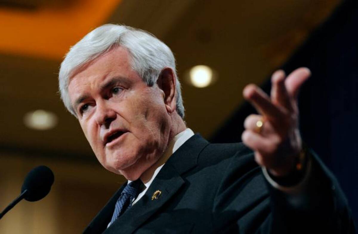 Newt Gingrich. AFP David Becker