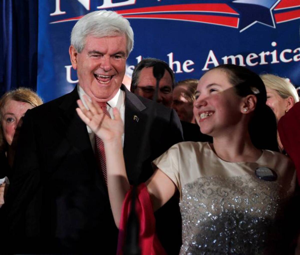 Newt Gingrich ganó en en Carolina del Sur. AP