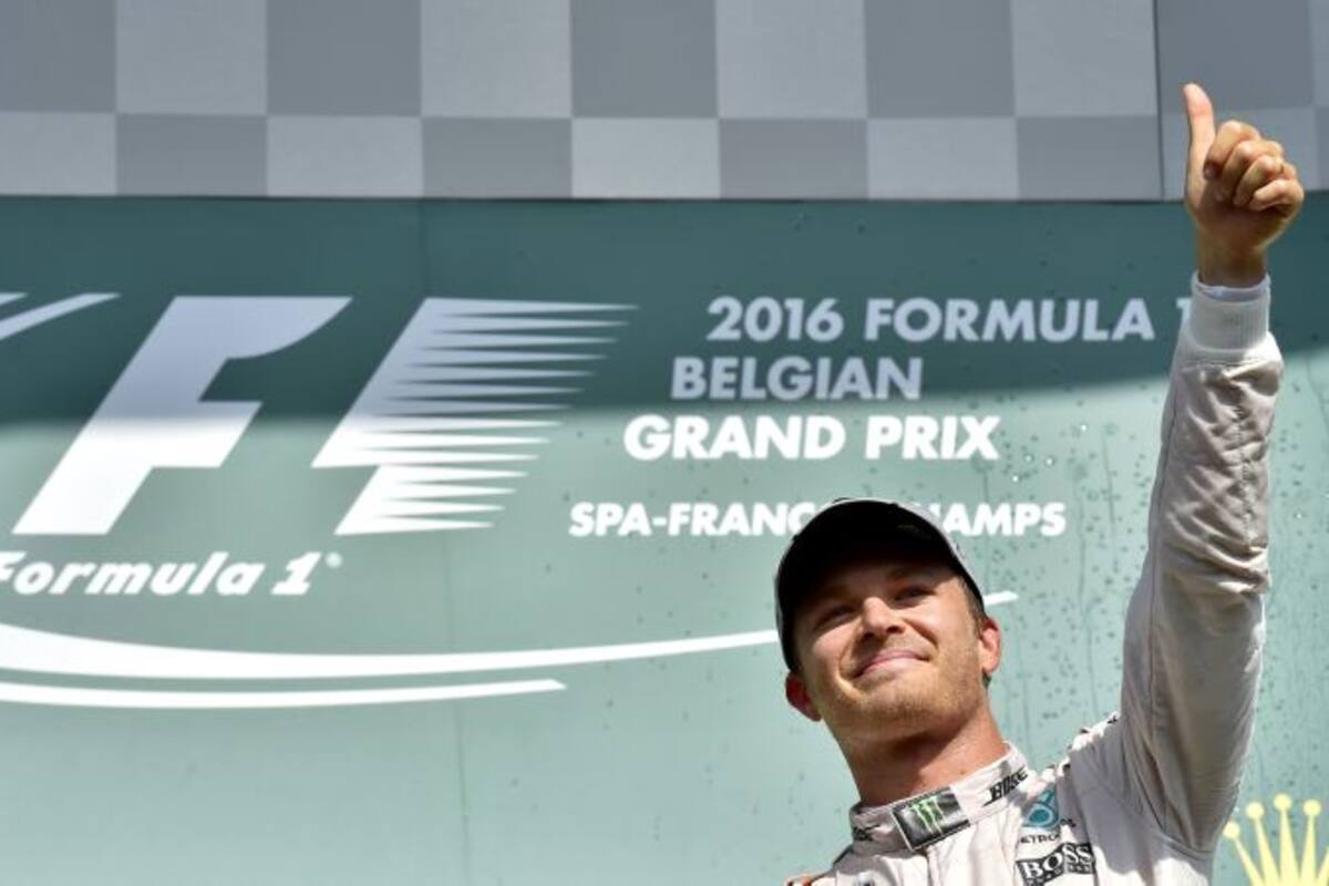 Rosberg (Mercedes) gana el Gran Premio de Bélgica de Fórmula 1, Hamilton 3º