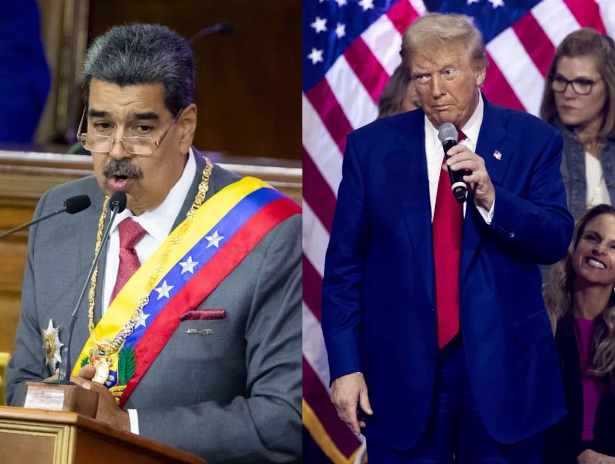 Nicolás Maduro y Donald Trump. // Foto: EFE