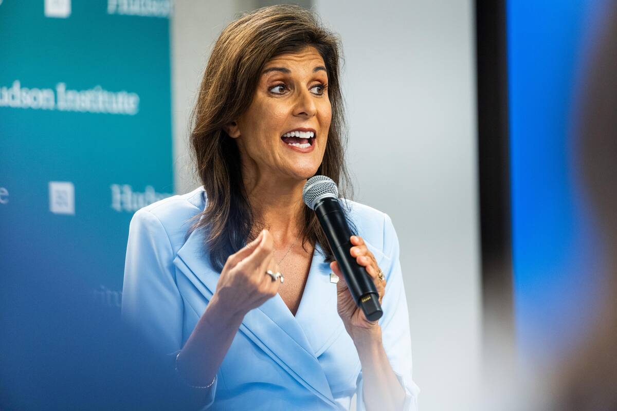 Fotografía de archivo de la excandidata republicana Nikki Haley. // EFE/Jim Lo Scalzo.