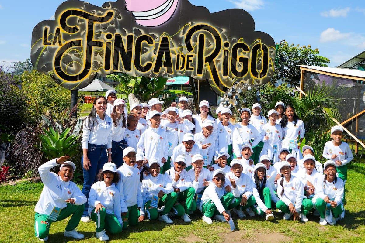 40 niños cartageneros visitaron la Finca de Rigo en Medellín
