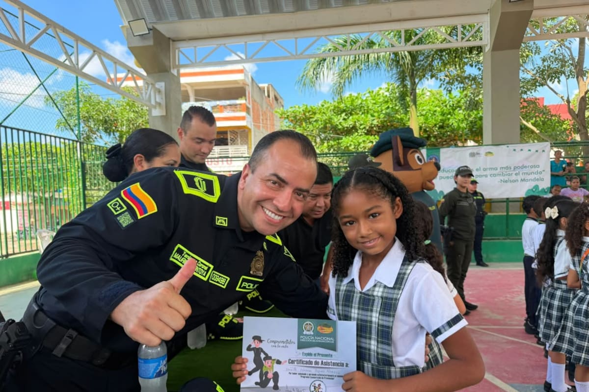 ‘No a las drogas’: la Policía graduó a 714 niños en prevención del consumo en Villanueva