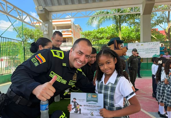 ‘No a las drogas’: la Policía graduó a 714 niños en prevención del consumo en Villanueva