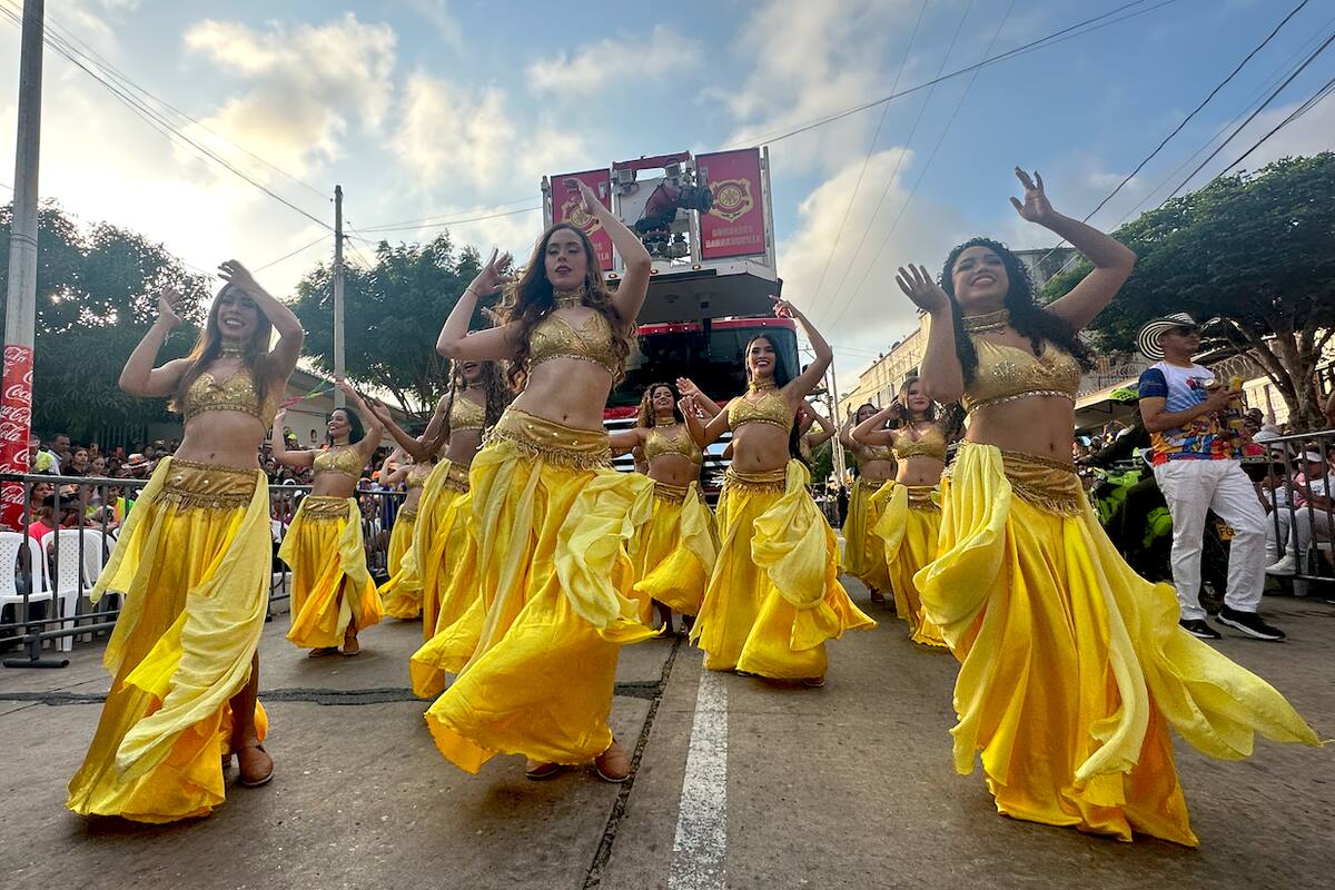 Y en Barranquilla se bailó así durante la Noche de Guacherna
