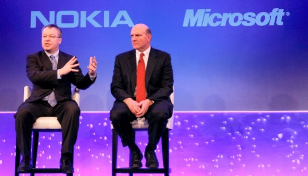 Nokia comenzará a distribuir los teléfonos con Microsoft a partir del 2012. AP ALASTAIR GRANT