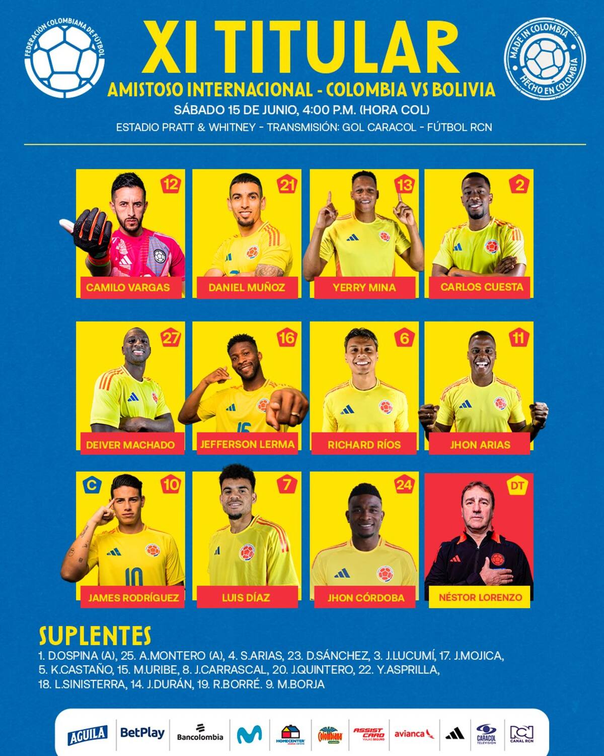 Nómina de Colombia.