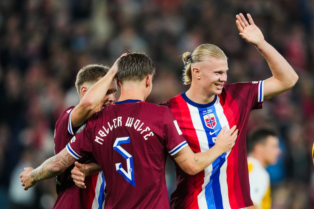 Noruega dio un paso gigante para estar en la próxima Copa Mundial de la FIFA 2026. //Foto, EFE: FREDRIK VARFJELL