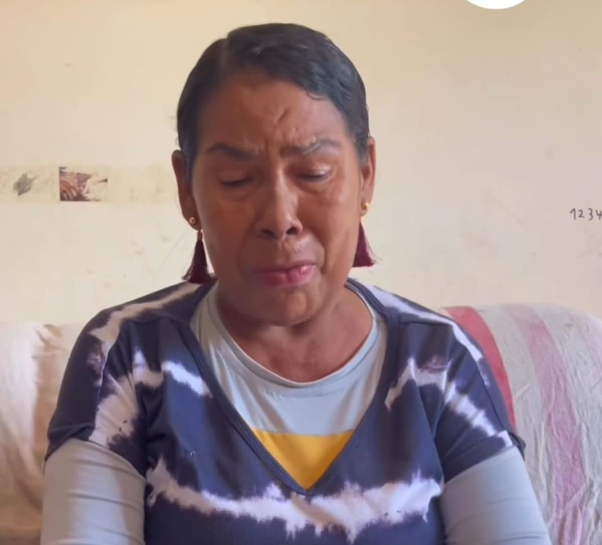 Norys Petro, madre del soldado Harold Ripoll Petro.