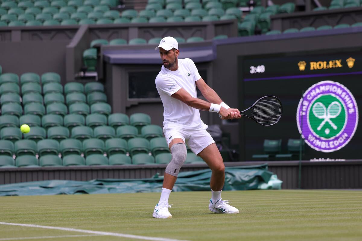 Novak Djokovic y Jannik Sinner ya se alistan para Wimbledon