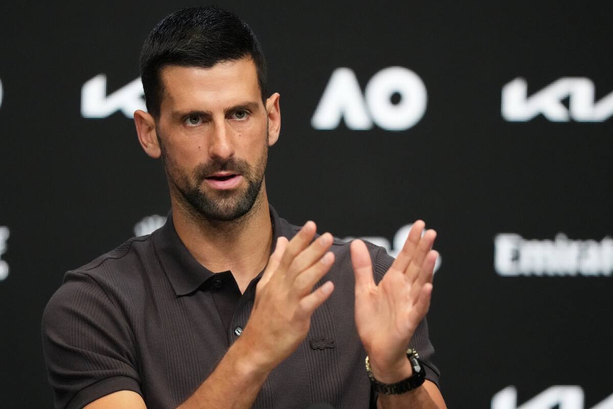 Novak Djokovic: la ambición de seguir cuando ya conquistó todo. //Foto: EFE.