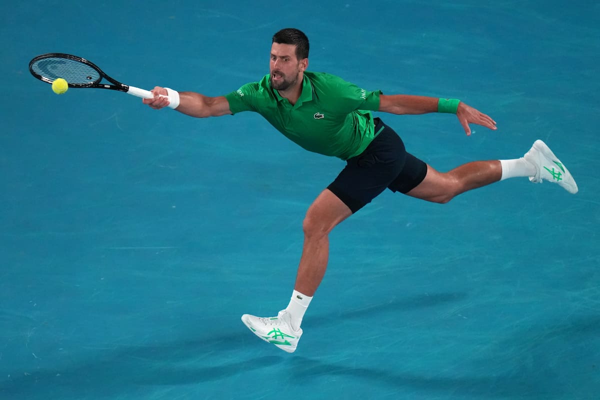 Novak Djokovic va por su campeonato de Grand Slam número 25. //Foto, AP: Dar Yasin