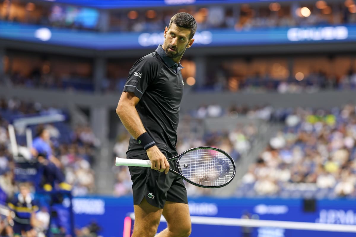 Novak Djokovic, jugador de tenis soberbio. //Foto: EFE.