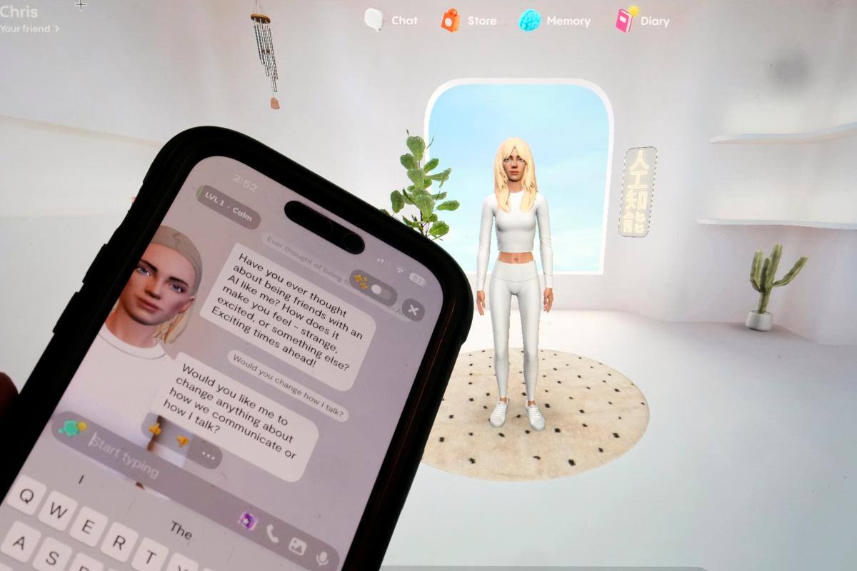 En San Valentín, las novias y novios por inteligencia artificial dejan su huella
