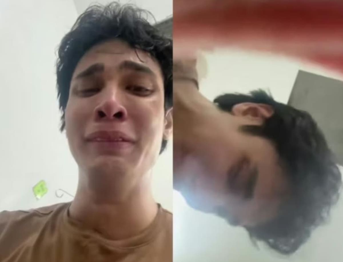 Captura de video del novio de la actriz que murió. // Redes sociales