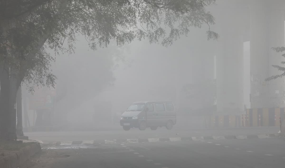 Foto que ilustra el grado de contaminación en el aire./EFE/EPA/HARISH TYAGI.