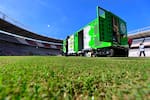 Inició la hibridación del nuevo césped del Estadio Metropolitano Roberto Meléndez