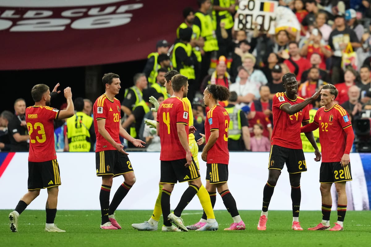 Bélgica no tuvo problemas para vencer a Nueva Zelanda y meterse en dieciseisavos del Mundial. //Foto, AP: Abbie Parr