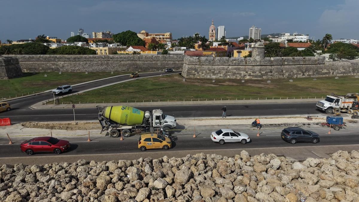 La intervención hace parte del programa Vías para la Felicidad, liderado por la Secretaría de Infraestructura. // Cortesía: Alcaldía de Cartagena.