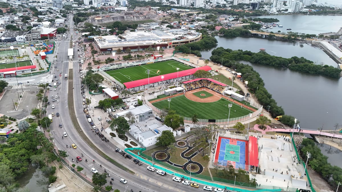 Así luce el Nuevo Chambacú 2 en Cartagena: fotos de sus escenarios deportivos. // Foto: Diego Fierro - EU