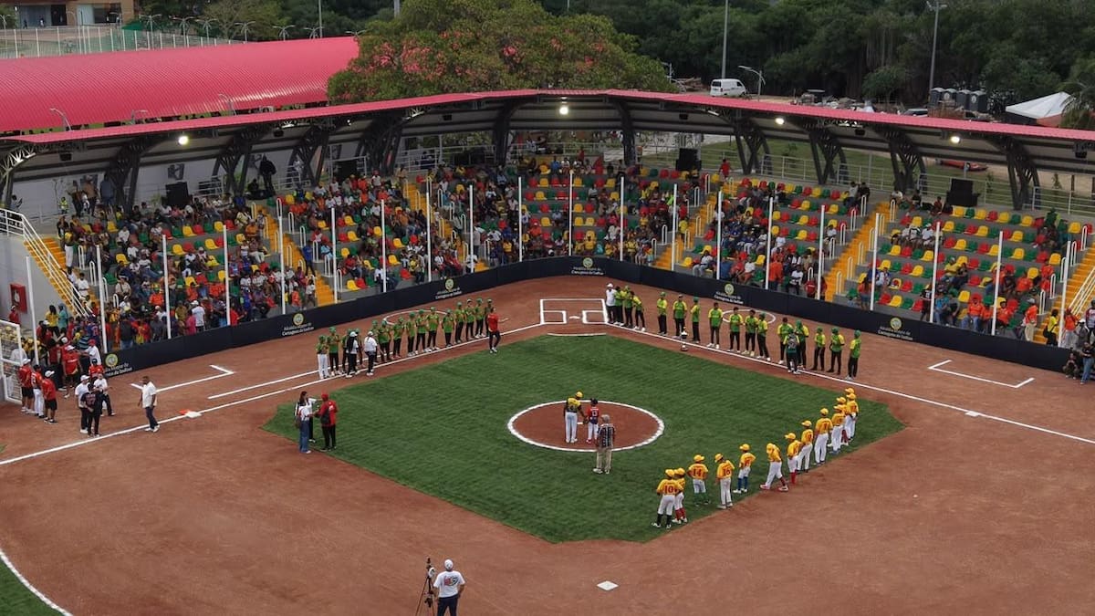 Nuevo Chambacú también tiene canchas para béisbol menor y sóftbol // Cortesía: Alcaldía de Cartagena.