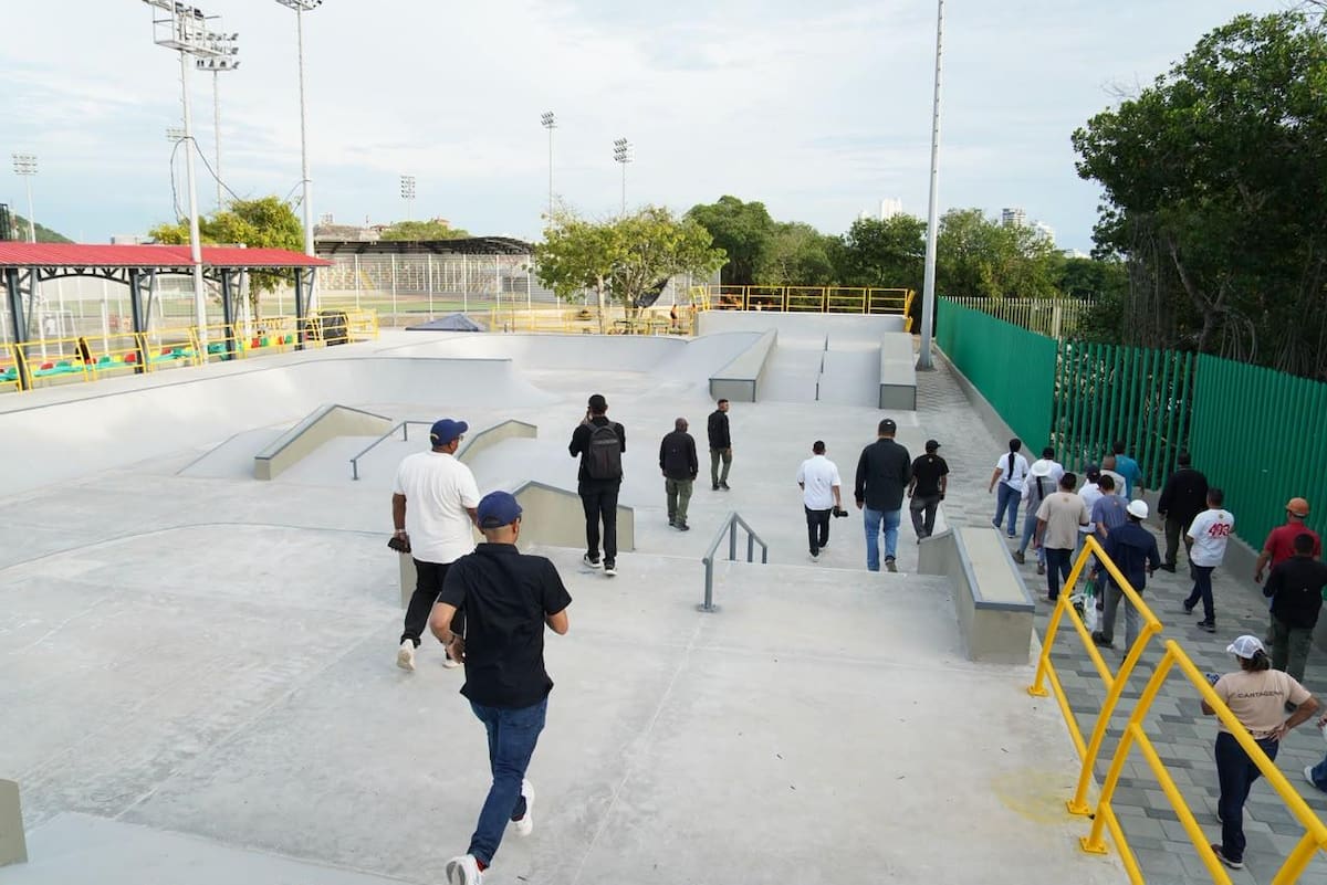Nuevo Chambacú Ligas Mayores alcanza el 98 % de avance. // Foto: cortesía - Alcaldía de Cartagena