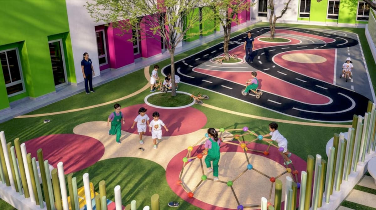 El colegio contará con doce aulas independientes adaptadas con mobiliario acorde a la edad de los estudiantes y tendrá condiciones ambientales pensadas para favorecer su permanencia durante la jornada escolar.//Cortesía Bureche School.