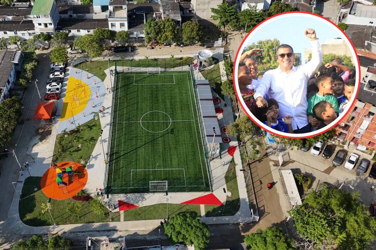 Dumek Turbay inaugura nuevo escenario deportivo en Villas de la Candelaria