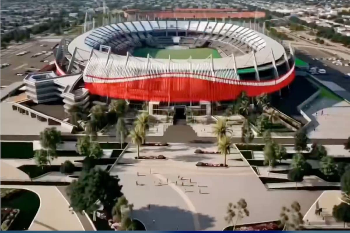 Alcalde Char presentó avance de las obras del Estadio Metropolitano