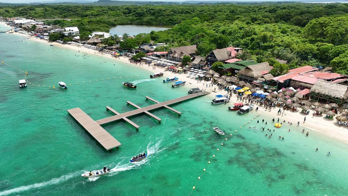 El embarcadero de Playa Blanca se entregó el martes 7 de octubre de 2025. // Cortesía Alcaldía