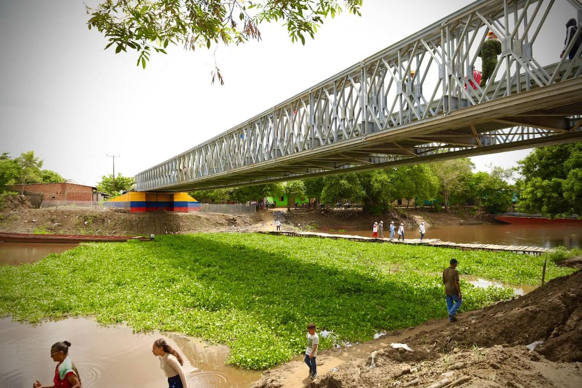 UNGRD entregó puente vehicular en Guaranda: así mejora la movilidad en La Mojana