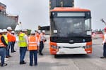 Fotos: así son los nuevos buses de Transcaribe con GPS, cámaras y puertos USB
