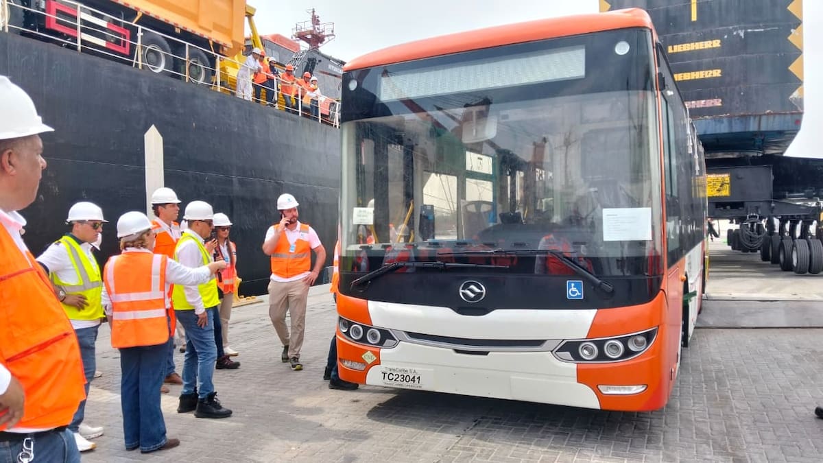 Nuevos buses de Transcaribe. // Foto: Luis Herrán - El Universal