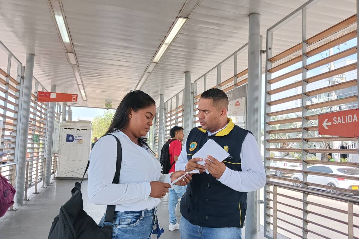 Oagrd sensibiliza a 38.000 usuarios de Transcaribe en temporada de lluvias