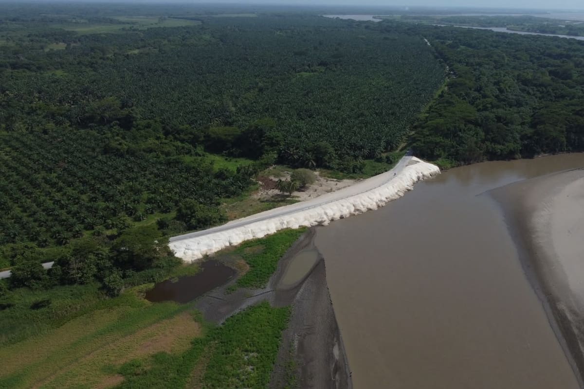 La millonaria obra que protege a Río Viejo de las inundaciones y la erosión