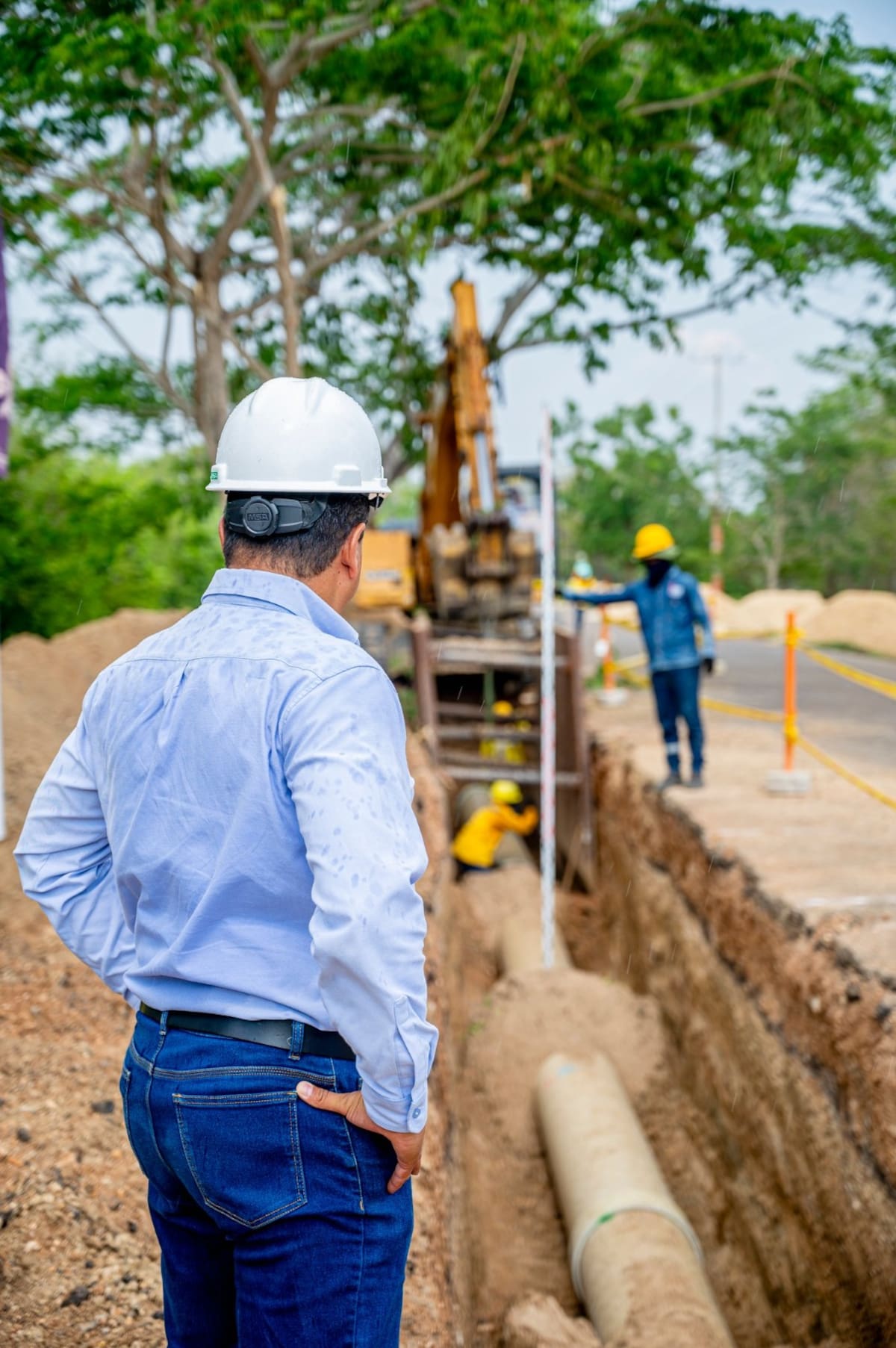 Imagen de referencia de trabajos de Aguas de Cartagena. // Foto: Cortesía - Acuacar.