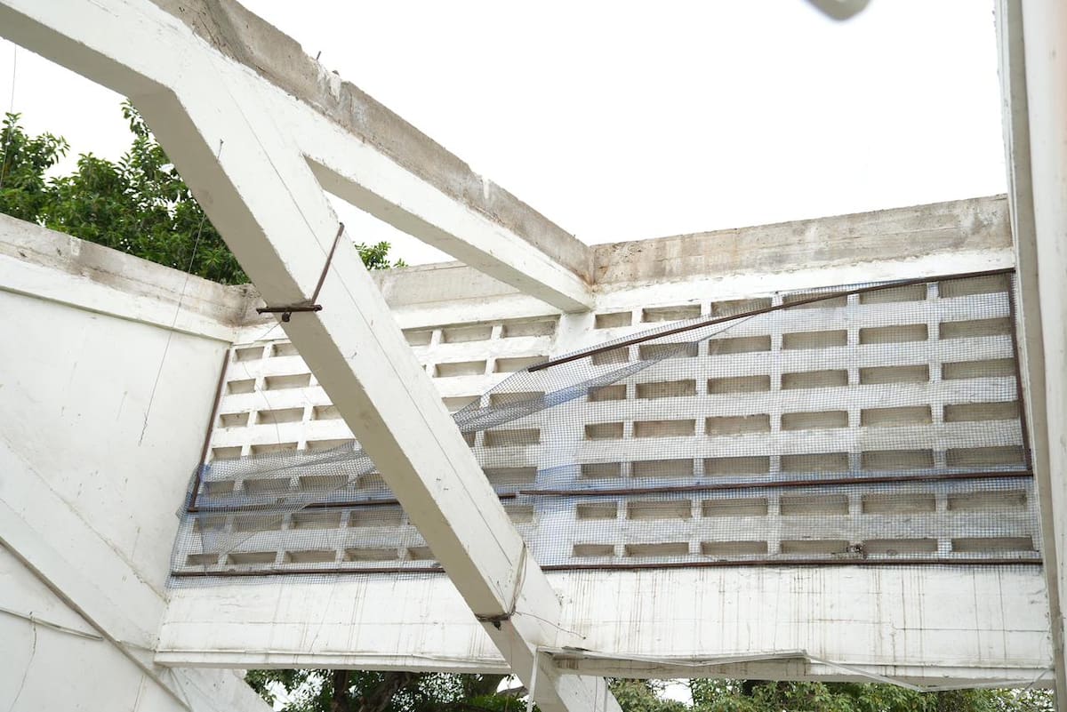 Obras de recuperación del INEM. // Foto: Alcaldía de Cartagena